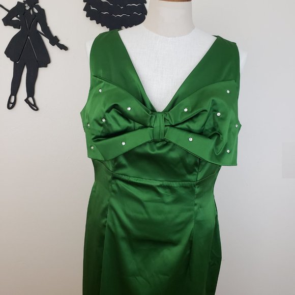 Pinup Couture Green Sophia Dress Size XXL - Picture 8 of 11